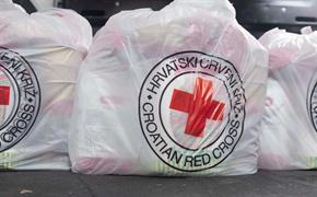 Slika: Podjela humanitarnih paketa pomoći u srpnju