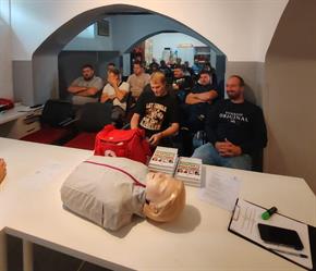 Slika: Tečajevi osposobljavanja za pružanje prve pomoći održani u rujnu