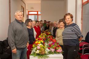 Slika: Cvjetna radionica uoči blagdana Svih svetih u Dnevnom centru Zeleni brijeg