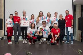 Slika: Mladi Crvenog križa Sisak ostvarili izniman uspjeh na natjecanju iz prve pomoći u Popovači