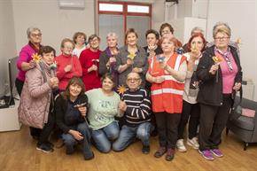 Slika: Radionica filcanja vune u Majuru – kreativno druženje u Dnevnom centru Zeleni brijeg