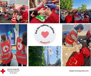 Slika: Nastavljamo s provedbom aktivnosti u Tjednu Crvenog križa!