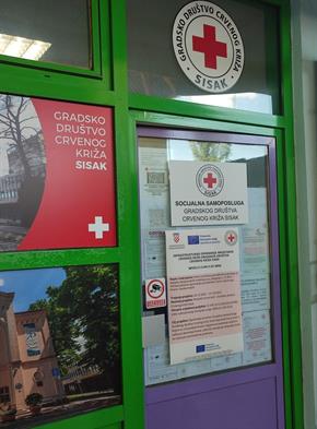 Slika: Provedba projekta infrastrukturno opremanje - Gradsko društvo Crvenog križa Sisak