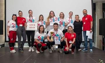 Slika: Mladi Crvenog križa Sisak ostvarili izniman uspjeh na natjecanju iz prve pomoći u Popovači