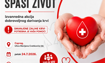 Slika: Izvanredna akcija dobrovoljnog darivanja krvi 24. srpnja
