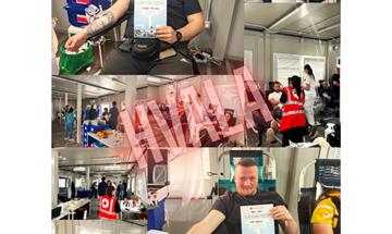 Slika: Uspješna akcija darivanja krvi: Prikupljene 194 doze i 11 novih darivatelja