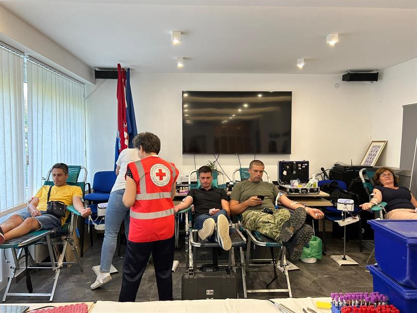Slika: Akcije dobrovoljnog darivanja krvi u mjesecu rujnu 2023.