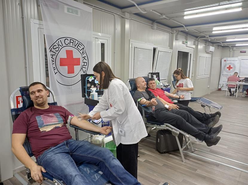 Slika: Održana posljednja akcija dobrovoljnog darivanja krvi u 2025. godini
