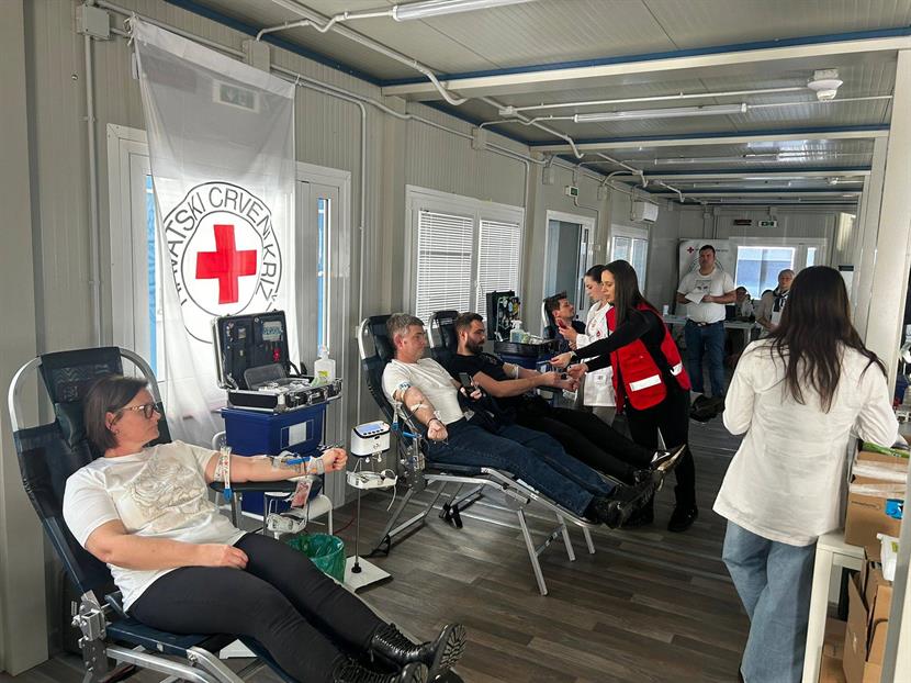 Slika: Održana prva akcija dobrovoljnog darivanja krvi u 2026. godini