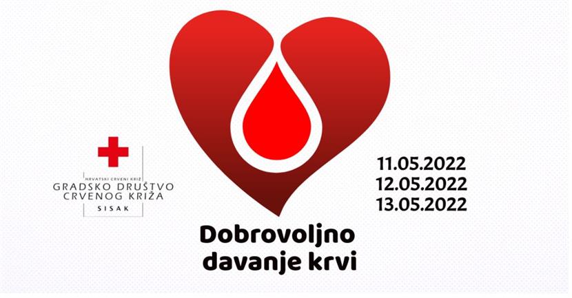 Slika: Akcije dobrovoljnog darivanja krvi u mjesecu svibnju 2022